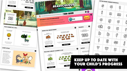 Android application Readiculous - Learn to Read screenshort