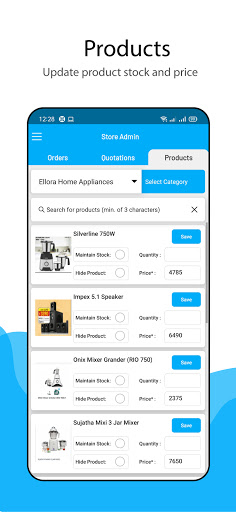 MyCalicut Seller Lite Screen 3