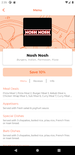 Nosh Nosh LS12 Screen 2