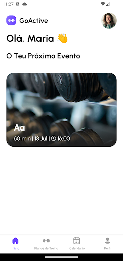 Android application GoActive screenshort