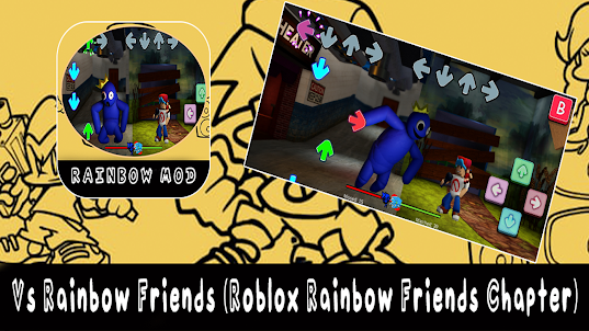 Fnf Real Rainbow Friends game