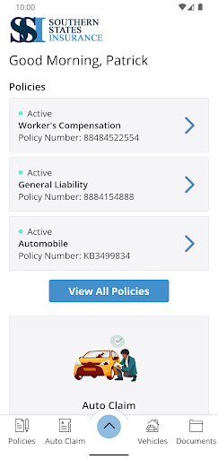 Southern States Insurance Screen 2
