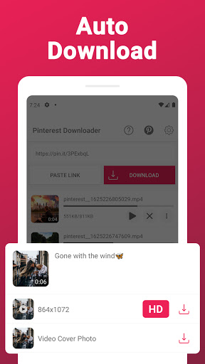 Video Downloader For Pinterest Screenshot 3 - AppWisp.com