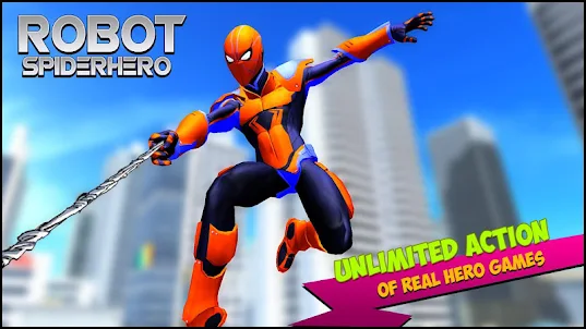Robot Spider Superhero: 3D Her