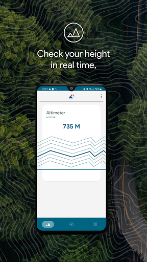 Android application Altimeter and Compass screenshort