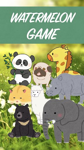 Android application Watermelon Game Animal Puzzle screenshort