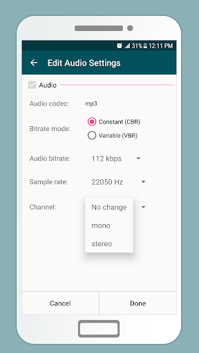 Screenshot of LiteC Video MP3 Audio Extract