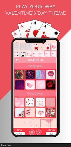 Solitaire - Valentines Day Screen 2