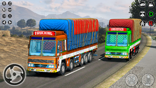 Android application Indian Cargo Truck Game 2024 screenshort