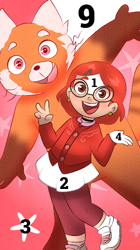 Turning Red coloring Book