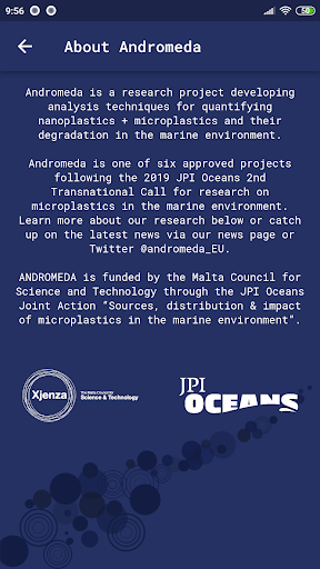 ANDROMEDA microplastics Screen 2