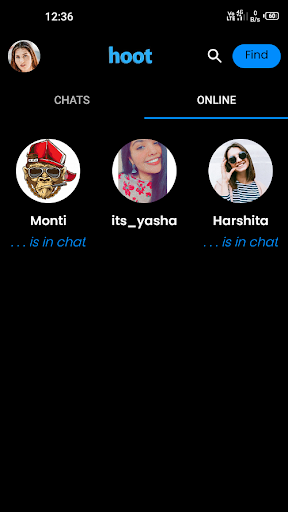 Hoot - Fastest  most secure Live-typing Chat App