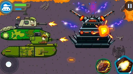 Tank battle: Tanks War 2D