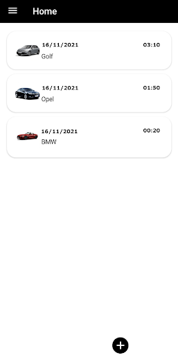 Android application Where is my car? screenshort