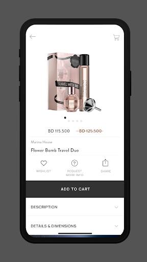 A La Mode Online Shopping Screen 3