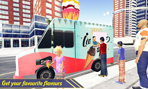 City Ice Cream Man Free Delivery Simulator Game 3D apkpoly screenshots 3