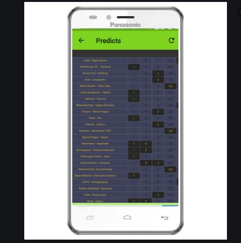 Football Betting Predictions Screen 2