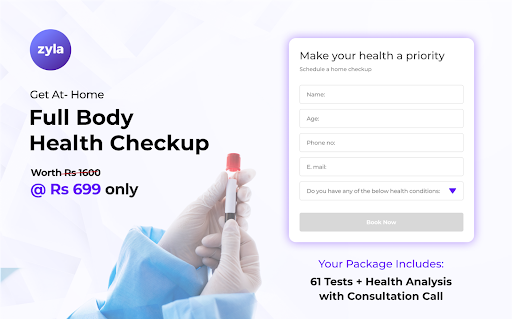 Android application Health Checkup: HbA1c, Lipid, screenshort