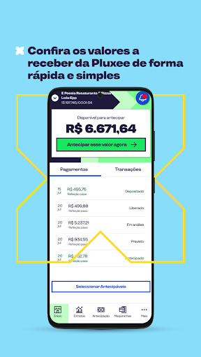 Android application Pluxee estabelecimentos Brasil screenshort