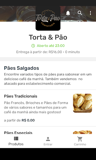 Torta & Pão Screen 2