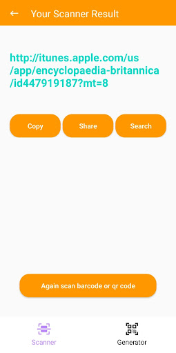 QR Code Scanner & QR Generator Screen 2