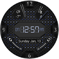 LED Hex HD Watch Face Widget & Live Wallpaper