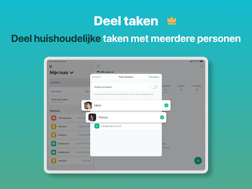 Huishouden & Opruim app