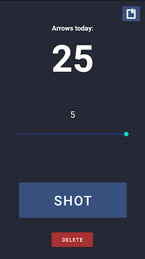 Android application ArrowCounter screenshort