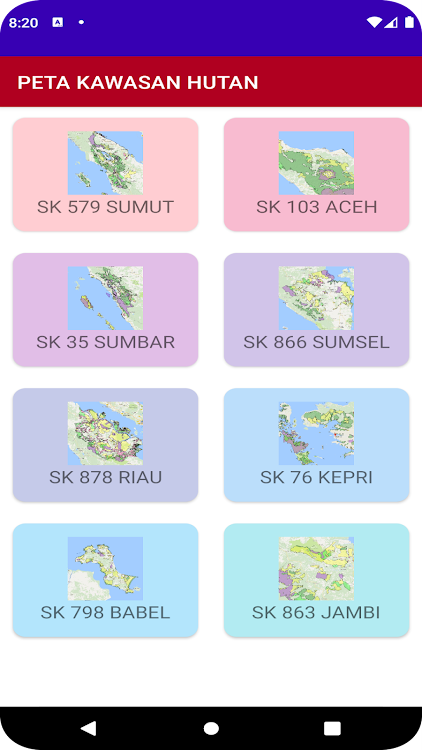 Peta Kawasan Hutan - 20 - (Android)