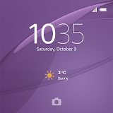 XPERIA™ Theme: Soft Purple icon