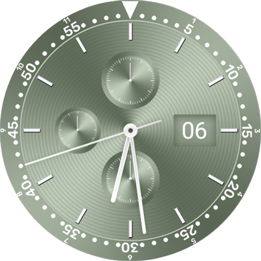 Sub-hued watch face Logo