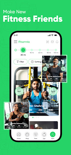 Fitsomnia: Connect,train,Sweat Screen 3