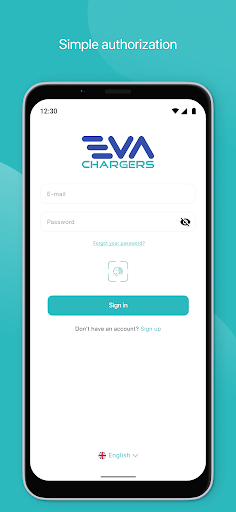 Android application EVA Chargers screenshort