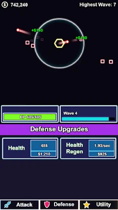 Idle TD Space Defense - Screenshot 2
