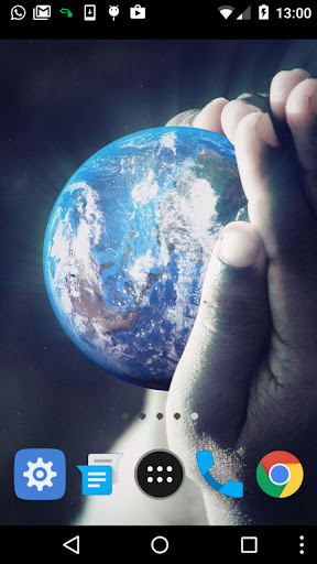 spinning earth wallpaper Screenshot 2 - AppWisp.com