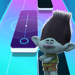 Trolls Band Piano tiles