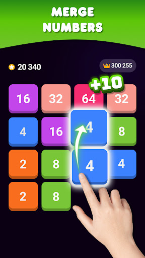 2048 X3 Number Matching Puzzle