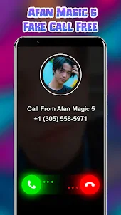 Afan Magic 5 Call Prank App