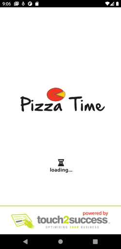 Android application Pizza Time screenshort