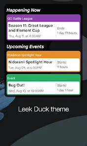 December Community Day - Day 1 - Leek Duck