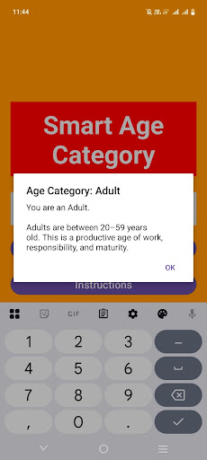 Smart Age Category