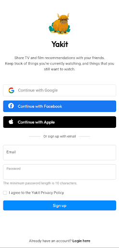 Android application Yakit screenshort