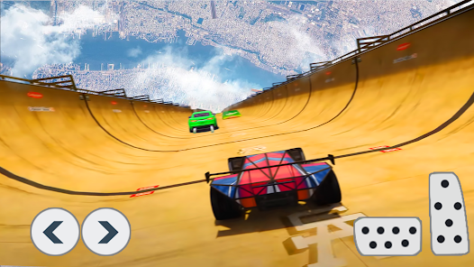 Superhero Car Stunts Racing screenshots apk mod 2