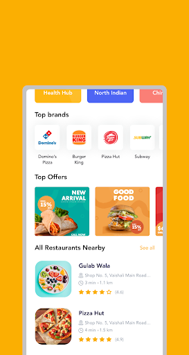 Seven Star: Food Delivery Wani Screen 2