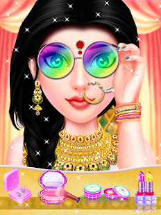 Indian Wedding Makeup Salon Games For Girls 1.0 APK + Mod (Unlimited money) إلى عن على ذكري المظهر