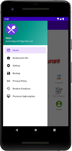 Resto : restaurant billing app Screen 3