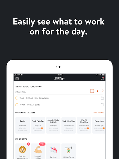 Screenshot of Legit Fit Mobile