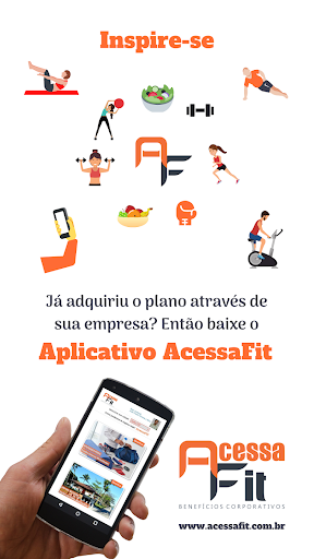 Android application Acessa Fit screenshort