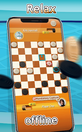 Checkers - Draughts Multiplayer Board Game  screenshots 2