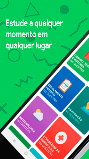 Android application Simulados - Aeronáutica screenshort